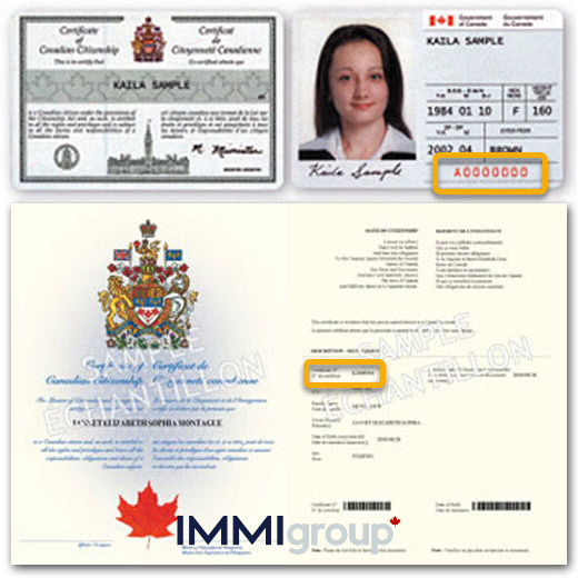 Certificate Of Canadian Citizenship 