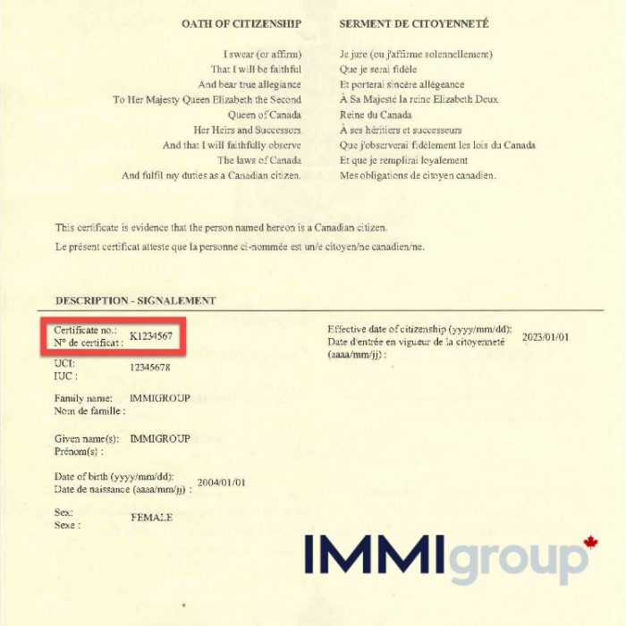 What Is A Citizenship Certificate Number Citizenship Certificate